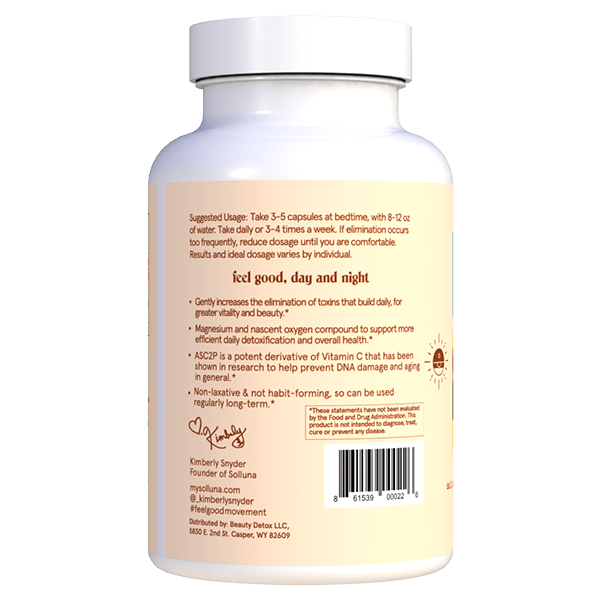 Feel Good Detoxy 2.0 Label Supplement Usage Directions